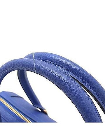 Kate Spade New York KATE SPADE Gramercy Medium Satchel Handbag K9914 Blue Leather Women's Shoulder Bag Mini Boston (view 2)