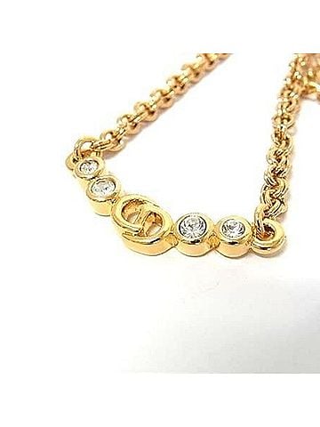 Christian Dior Christian Dior Gold Metal Necklace for Women (view 2)