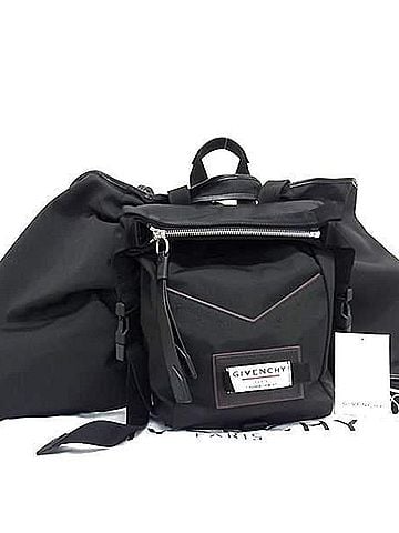 Givenchy GIVENCHY Downtown Mini Backpack Wing BB50BPBORT Black Nylon Women's (view 1)