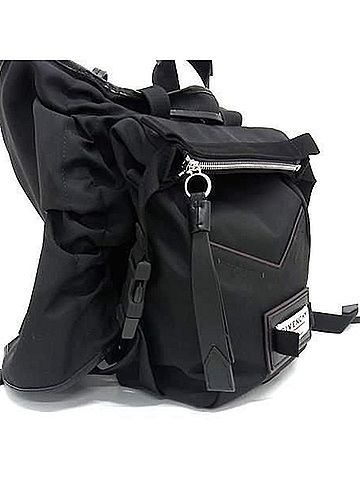 Givenchy GIVENCHY Downtown Mini Backpack Wing BB50BPBORT Black Nylon Women's (view 2)