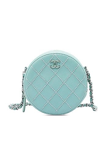 Chanel Quilted Lambskin Ultimate Stitch Round Clutch With Chain (view 1)