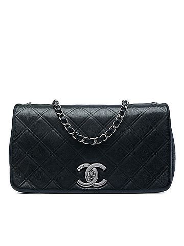 Chanel Medium Diamond Embossed Calfskin New Chic Flap (view 1)