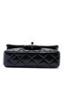 Chanel 100% Patent Leather Black Extra Mini Rectangular Classic Patent Single Flap One size - photo 4