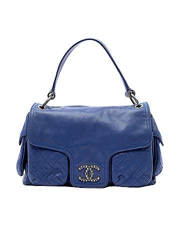 Chanel Glazed Caviar Coco Rider Multi Pocket Rider Flap (view 1)