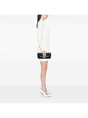 Chanel Quilted Canvas CC Cruise East West Flap Clutch (view 2)