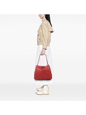 Chanel Perforated Calfskin Up In The Air Tote (view 2)