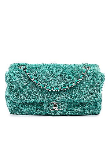 Chanel Medium Quilted Terry Cloth Coco Beach Flap (view 1)