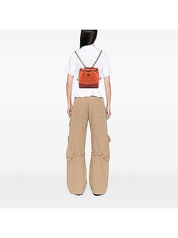 Chanel Small Bicolor Chevron Aged Calfskin Gabrielle Backpack (view 2)