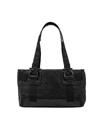 Salvatore Ferragamo Gancini Canvas Tote (view 1)