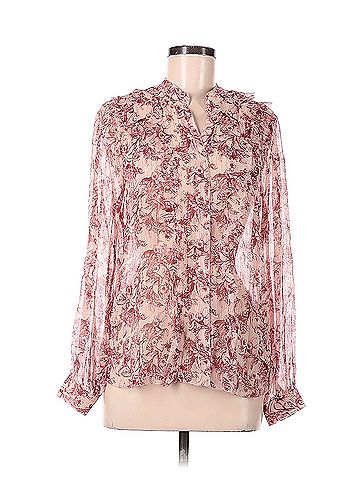 L'Agence L'agence Long Sleeve Silk Top (view 1)