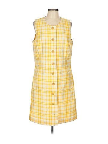 Tory Burch Plaid Print Jacquard Casual Dress (view 1)