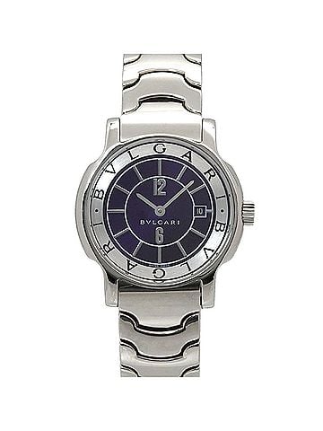 Bvlgari Bulgari BVLGARI Solo Tempo ST29S Women's Watch, Date, Black, Quartz Watch (view 1)