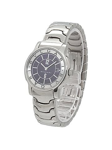 Bvlgari Bulgari BVLGARI Solo Tempo ST29S Women's Watch, Date, Black, Quartz Watch (view 2)