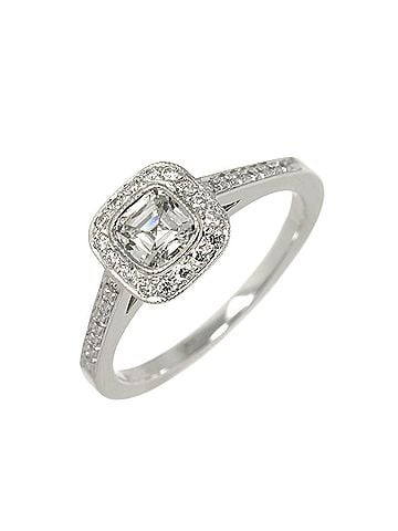 Tiffany & Co. Tiffany &amp; Co. Legacy Diamond 0.51ct H VS1 Ring, Platinum, Harmony Ring (view 1)