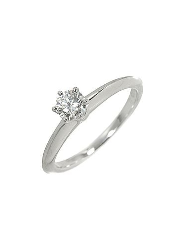 Tiffany & Co. Tiffany &amp; Co. Solitaire Diamond Ring, 0.31ct G VS2 3EX, Platinum. (view 1)