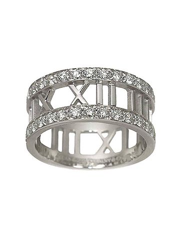 Tiffany & Co. Tiffany &amp; Co. Atlas 1 Diamond Ring, 18K White Gold (750) (view 2)