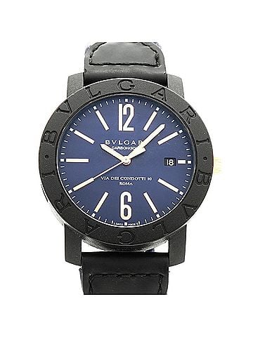 Bvlgari Bvlgari Carbon BB40CL Blue Dial Men's Watch (view 1)