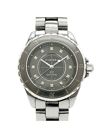 Chanel Chanel J12 Chromatic 12-Diamond H3242 Gray Dial Men's Watch (view 1)