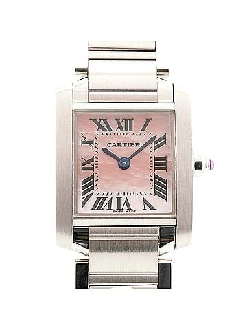 Cartier Cartier Tank Française SM W51028Q3 Pink Dial Women's Watch (view 1)