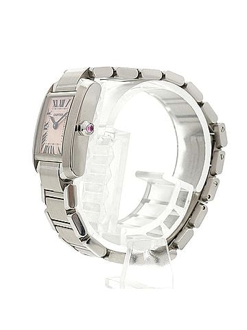 Cartier Cartier Tank Française SM W51028Q3 Pink Dial Women's Watch (view 2)