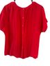 Ellen Tracy 100% Silk Red Blouse Size 12 - photo 4