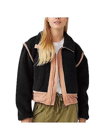 Free People Courtside Fleece Jacket Fleece (view 1)