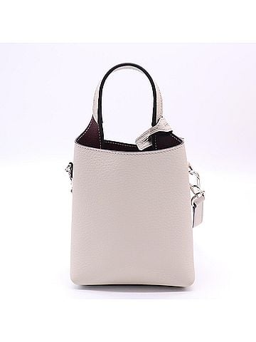 Tod's Tod's TOD’S FLORIDA DOUBLE MICRO Shoulder Bag, Micro, XBWAPAT9000QRI, Beige/Bordeaux, Hammered Leather, Women's (view 2)