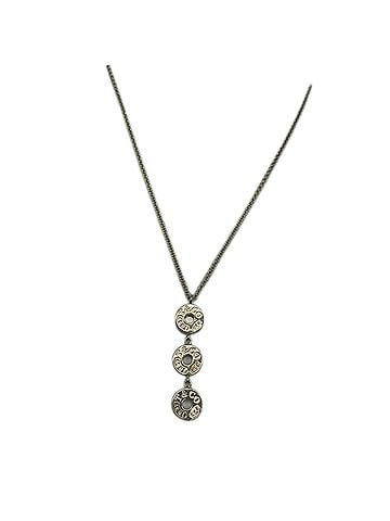 Tiffany & Co. TIFFANY&amp;Co. Tiffany Three Drop Circle Chain Necklace, SV925 Silver, Women's (view 1)