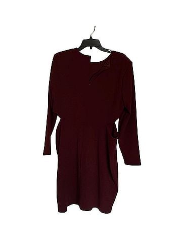 Express cutout Burgundy dress Casual Dress (view 2)