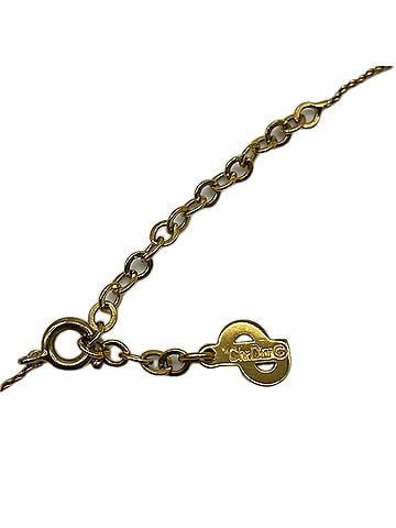 Christian Dior Christian Dior Logo Pendant Necklace, Gold GP, Women's (view 2)