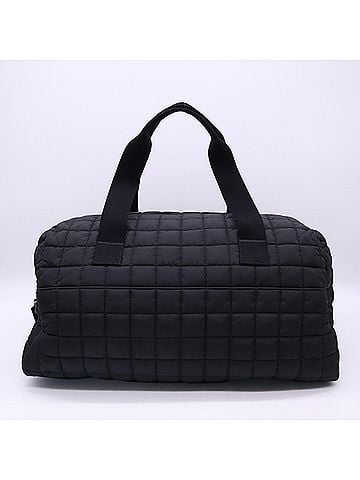 Yves Saint Laurent YVES SAINT LAURENT Nylon Nux Duffel Bag 594400 Handbag Boston Black Men's (view 2)
