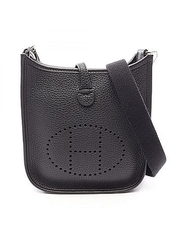 Hermès Hermes Evelyne Amazon TPM Shoulder Bag/Handbag, Leather (Taurillon Clemence), Women's, Black (view 1)