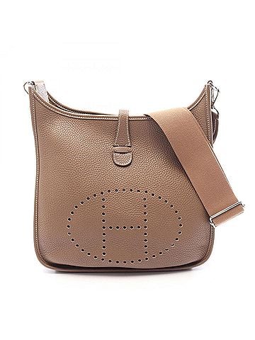 Hermès Hermes Evelyne 3 Trois PM Shoulder Bag/Handbag, Leather, Taurillon Clemence, Women's, Gray (view 1)