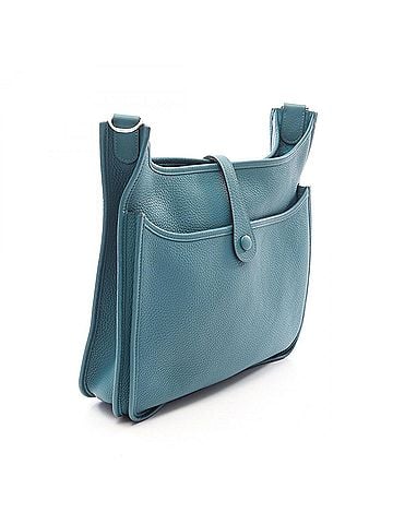 Hermès Hermes Evelyne 3 Trois PM 2-Way Shoulder Bag/Handbag, Leather, Taurillon Clemence Women's, Green (view 2)