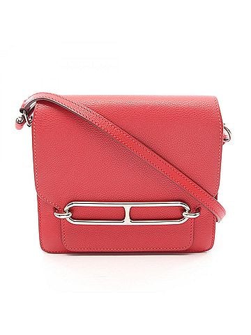 Hermès Hermes Sac Lauris Loulis Mini Rouge Garance Shoulder Bag Handbag Evercolor Women's Red (view 1)