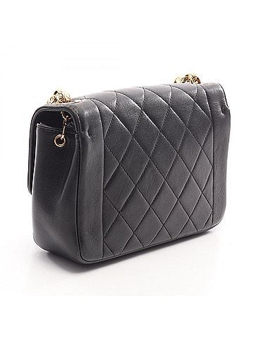 Chanel Chanel Chic With Me Matelassé Shoulder Bag/Handbag, Lambskin Leather, Women's, Black (view 2)
