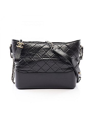 Chanel Chanel Gabrielle de Large Hobo Shoulder Bag/Handbag, Leather, Black, A93824 (view 1)