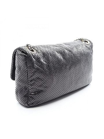 Chanel Chanel 2.55 Perforated Combination Hardware Shoulder Bag Handbag Leather Women's Black (view 2)