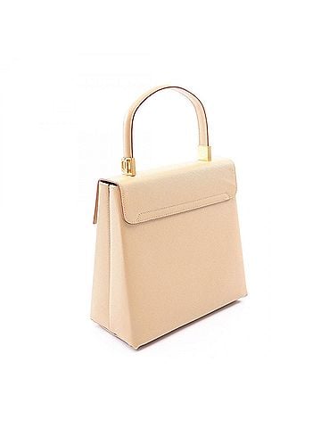Salvatore Ferragamo Salvatore Ferragamo Gancini 2-Way Handbag, Leather, Women's, Beige, 21 0160 (view 2)
