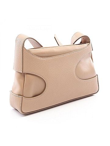 Salvatore Ferragamo Salvatore Ferragamo Cutout Shoulder Bag/Handbag, Leather, Women's, Beige (view 2)