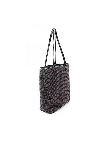 Christian Dior Christian Dior Trotter Tote Bag Handbag, Canvas, Women's, Black/Gray (view 2)