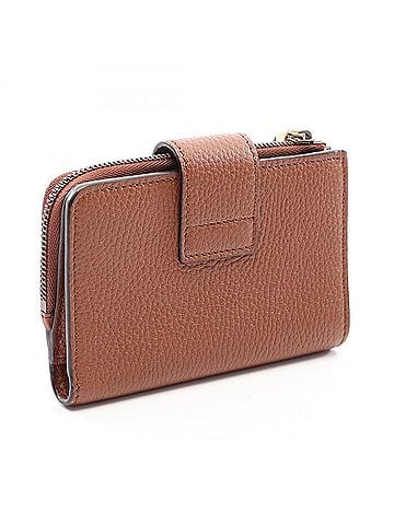 Gucci Gucci Bamboo Double G Medium Wallet, Bi-fold Leather, Women's, Brown, 739498 (view 2)