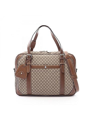 Gucci Gucci Diamante 2-Way Briefcase/Handbag, Coated Canvas and Leather, Men's, Beige/Brown, Item Number 267898 (view 1)
