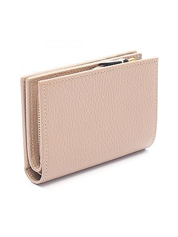 Gucci Gucci Double G Bi-fold Wallet, Leather, Women's, Beige, 790063 (view 2)