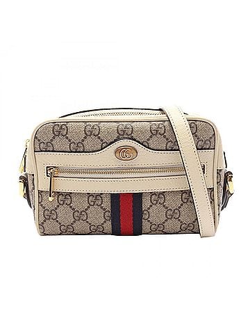 Gucci Gucci Ophidia GG Supreme Shoulder Bag/Handbag, Coated Canvas and Leather, Women's, Beige/Multicolor, 517350 (view 1)