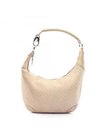 Gucci Gucci GUCCI G-pattern shoulder bag/handbag, suede leather, women's, beige, 001 4157 (view 1)