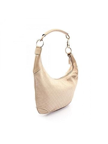 Gucci Gucci GUCCI G-pattern shoulder bag/handbag, suede leather, women's, beige, 001 4157 (view 2)