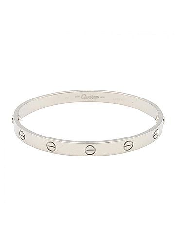 Cartier Cartier Love Bracelet, 18K White Gold (WG), Women's, Silver Tone, B6067600 (view 1)