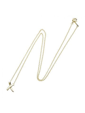 Tiffany & Co. Tiffany &amp; Co. Kiss Necklace, 18K (Yellow Gold), Women's Jewelry, Gold Tone (view 2)