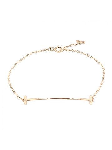 Tiffany & Co. Tiffany &amp; Co. T Smile Bracelet, Medium, 18K Pink Gold (PG), Women's, Tone, 60150767 (view 1)